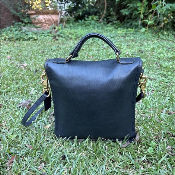 Vintage Coach pre-1994 Station Shoulder Crossbody Bag in Black #039-1001 #5130 - Picture 8 of 9